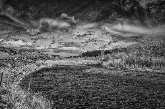 Sand Island IR Photo, Utah