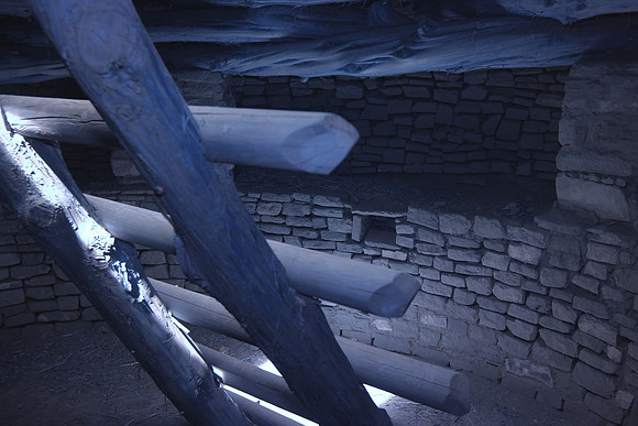 Kiva at Three Kivas Ruins