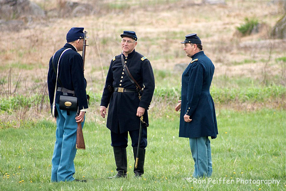 Renactors at Gettysburg