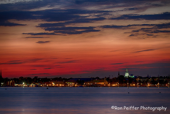 Fire in the Sky Over Annapolis